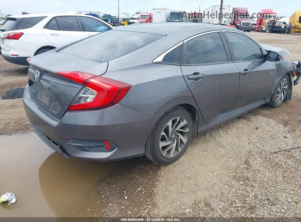 2HGFC2F73GH503031 2016 HONDA CIVIC Серый Задняя правая четверть