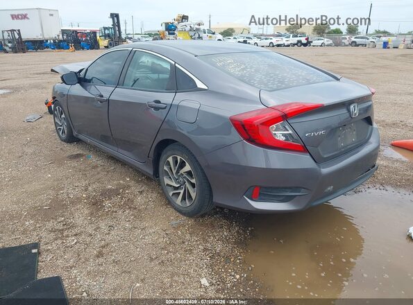 2HGFC2F73GH503031 2016 HONDA CIVIC Серый Задняя левая четверть
