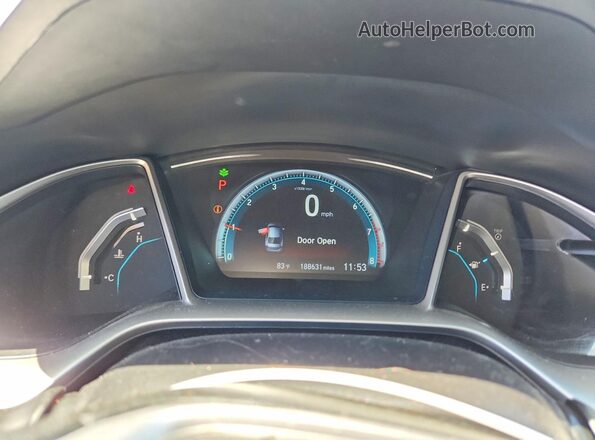 2HGFC2F73GH551161 2016 HONDA CIVIC Brown ხელსაწყოთა პანელის ხედი