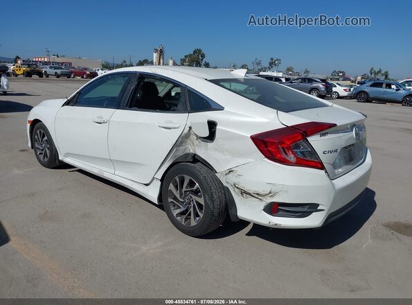 2HGFC2F73HH542204 2017 HONDA CIVIC Белый Задняя левая четверть