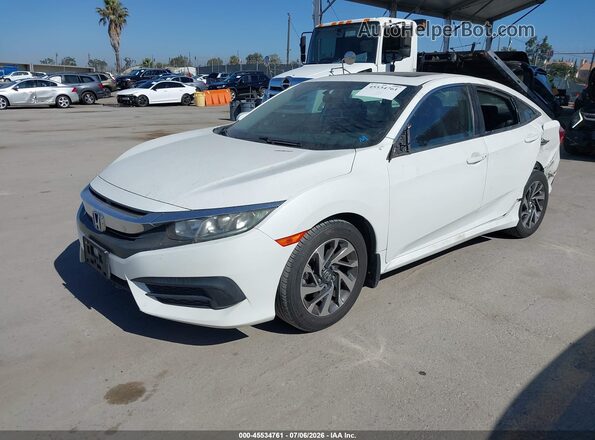 2HGFC2F73HH542204 2017 HONDA CIVIC Белый Передняя левая четверть
