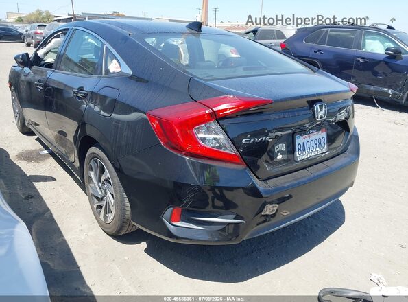 2HGFC2F73HH563487 2017 HONDA CIVIC Черный Задняя левая четверть
