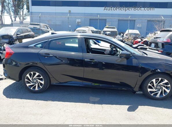 2HGFC2F73HH563487 2017 HONDA CIVIC Черный Вид задней части салона