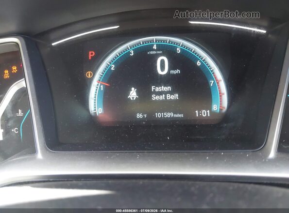 2HGFC2F73HH563487 2017 HONDA CIVIC Черный Вид задних сидений