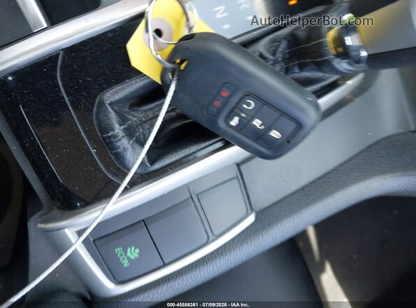 2HGFC2F73HH563487 2017 HONDA CIVIC Черный Вид панели приборов