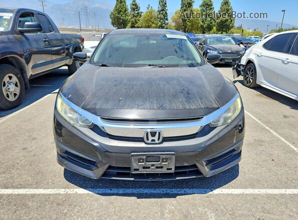 2HGFC2F73JH500458 2018 HONDA CIVIC Black Դիմացի տեսք