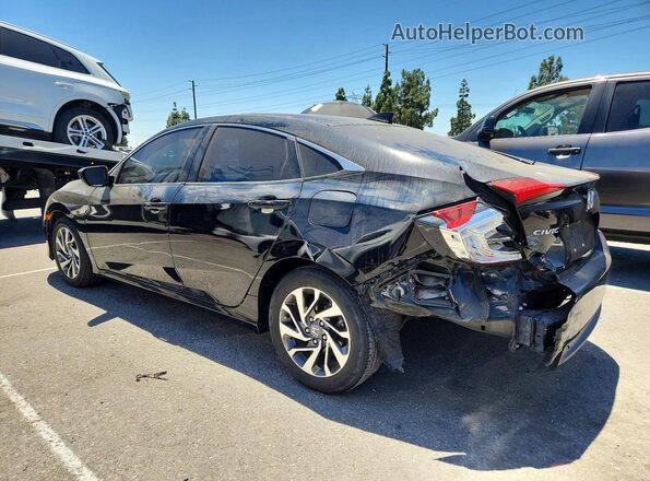 2HGFC2F73JH500458 2018 HONDA CIVIC Black Հետևի ձախ