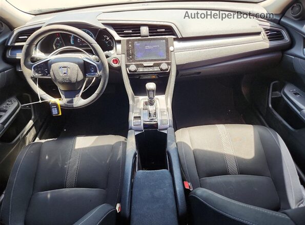 2HGFC2F73JH500458 2018 HONDA CIVIC Black Առջևի վահանակի տեսք