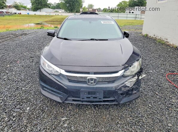 2HGFC2F73JH507734 2018 HONDA CIVIC Black Widok z przodu