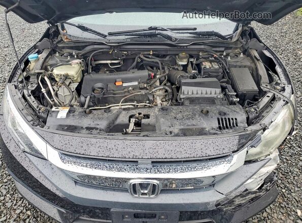 2HGFC2F73JH507734 2018 HONDA CIVIC Black Widok wnętrza z tyłu