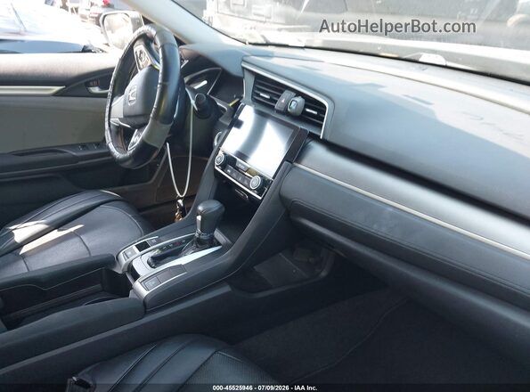 2HGFC2F73JH571725 2018 HONDA CIVIC Gray Սալոնի դիմացի տեսք