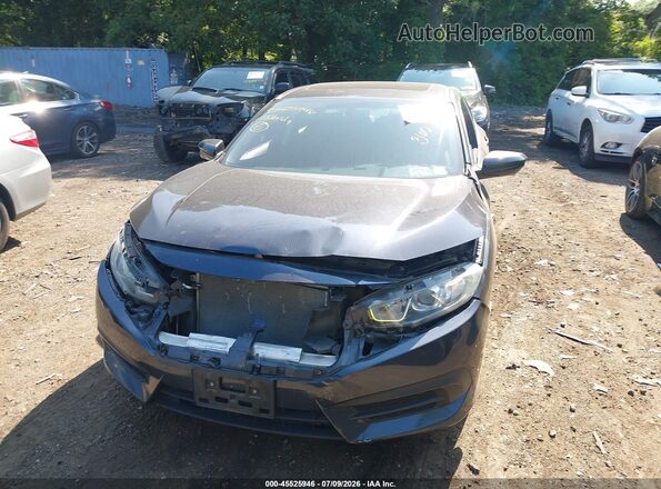 2HGFC2F73JH571725 2018 HONDA CIVIC Gray Սարքավորումների վահանակի տեսք