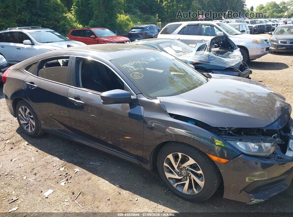 2HGFC2F73JH571725 2018 HONDA CIVIC Gray Սալոնի հետևի տեսք