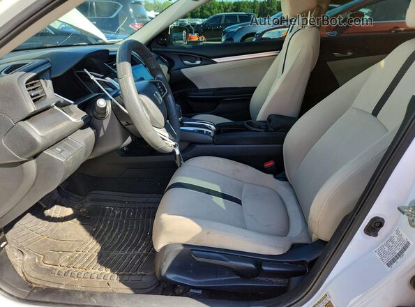 2HGFC2F73JH573331 2018 HONDA CIVIC White Вид салону спереду