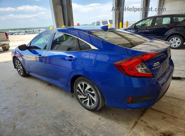 2HGFC2F73JH609521 2018 HONDA CIVIC Blue Задня ліва чверть