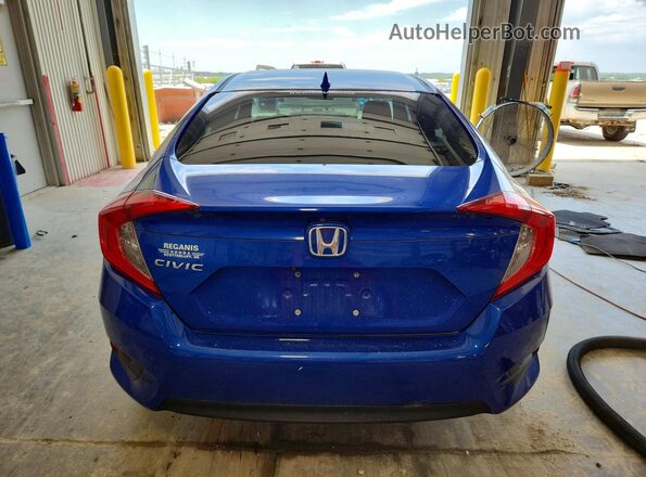 2HGFC2F73JH609521 2018 HONDA CIVIC Blue Вид ззаду