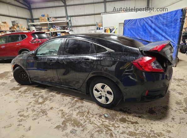 2HGFC2F73KH029008 2019 HONDA CIVIC Black Հետևի ձախ