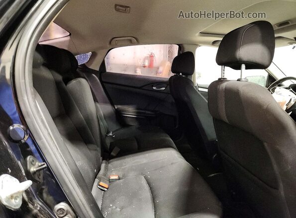 2HGFC2F73KH029008 2019 HONDA CIVIC Black Հետևի նստատեղերի տեսք