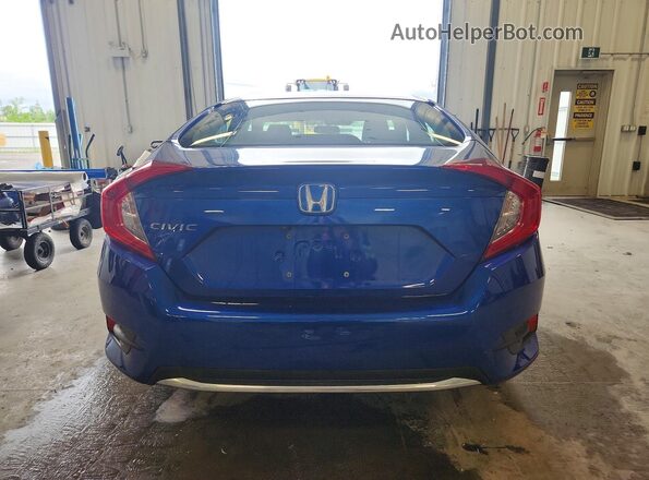 2HGFC2F73MH015130 2021 HONDA CIVIC Blue Вид ззаду