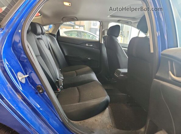 2HGFC2F73MH015130 2021 HONDA CIVIC Blue Вид задніх сидінь