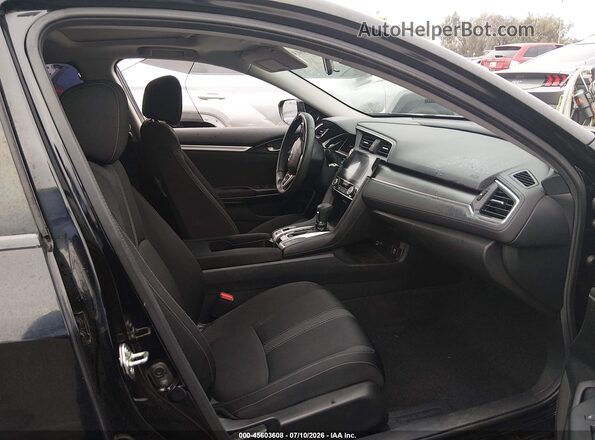2HGFC2F74GH560709 2016 HONDA CIVIC Black Front interior view