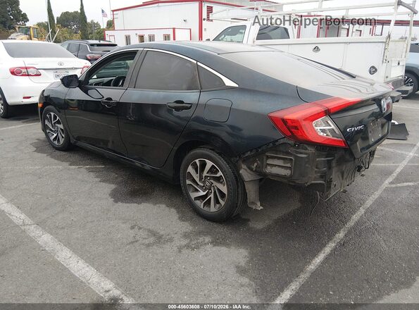 2HGFC2F74GH560709 2016 HONDA CIVIC Black Rear left