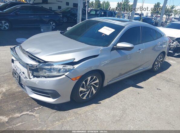 2HGFC2F74HH503928 2017 HONDA CIVIC Silver Front left