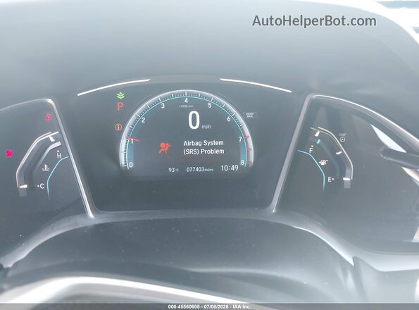 2HGFC2F74HH503928 2017 HONDA CIVIC Silver Rear seats view