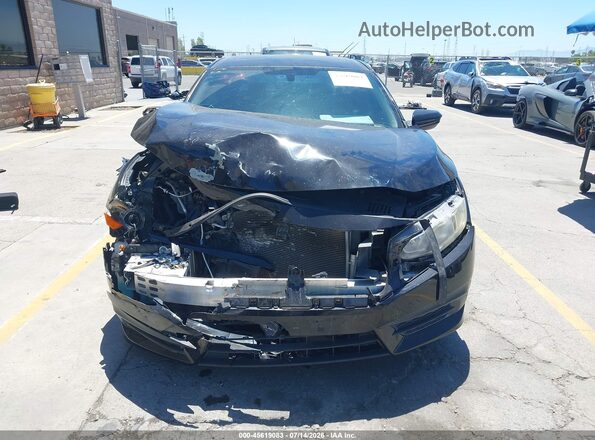 2HGFC2F74HH527128 2017 HONDA CIVIC Black Սալոնի հետևի տեսք