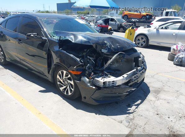 2HGFC2F74HH527128 2017 HONDA CIVIC Black Դիմացի տեսք