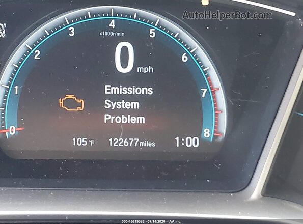 2HGFC2F74HH527128 2017 HONDA CIVIC Black 