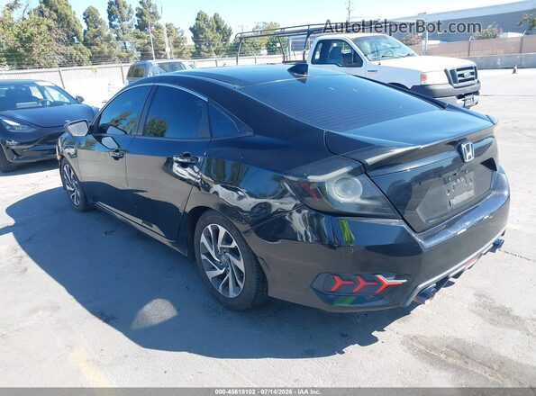 2HGFC2F74HH534337 2017 HONDA CIVIC Black Trasero izquierdo