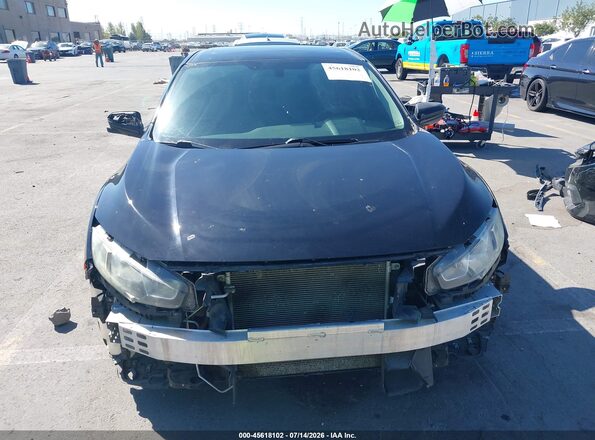 2HGFC2F74HH534337 2017 HONDA CIVIC Black Vista del cuadro de instrumentos