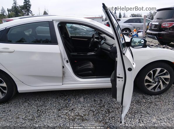 2HGFC2F74HH567452 2017 HONDA CIVIC White წინა სალონის ხედი
