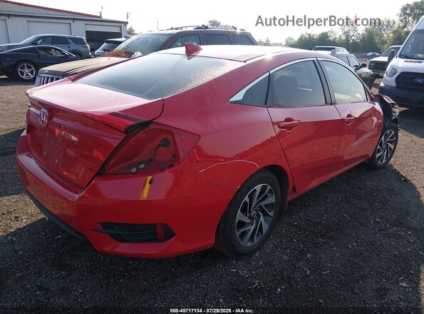 2HGFC2F74HH570044 2017 HONDA CIVIC Red Tył prawy