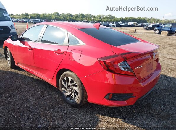 2HGFC2F74HH570044 2017 HONDA CIVIC Red Tył lewy