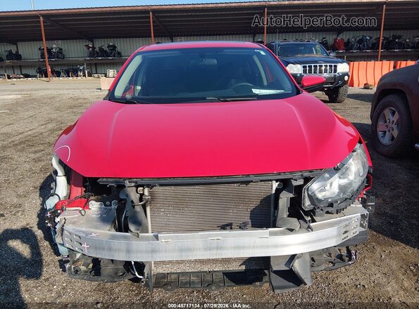2HGFC2F74HH570044 2017 HONDA CIVIC Red Widok wnętrza z tyłu