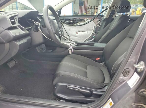 2HGFC2F74JH547577 2018 HONDA CIVIC Угольный Вид салона спереди