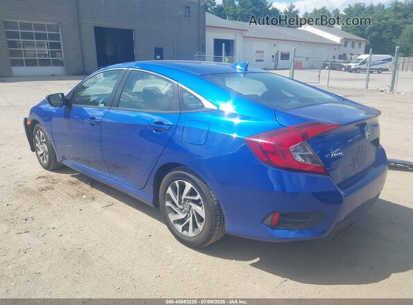 2HGFC2F74JH581731 2018 HONDA CIVIC Blue უკანა მარცხენა