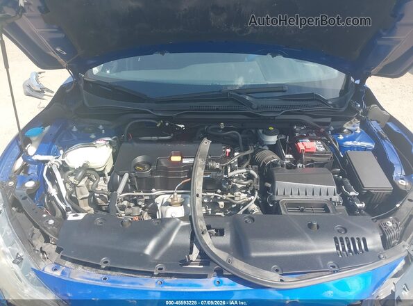2HGFC2F74JH581731 2018 HONDA CIVIC Blue უკანა ხედი