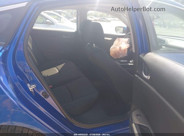 2HGFC2F74JH581731 2018 HONDA CIVIC Blue VIN კოდის სტიკერის ხედი