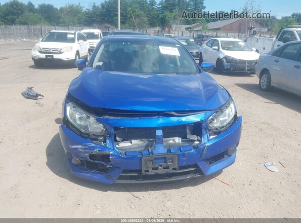 2HGFC2F74JH581731 2018 HONDA CIVIC Blue წინა ხედი