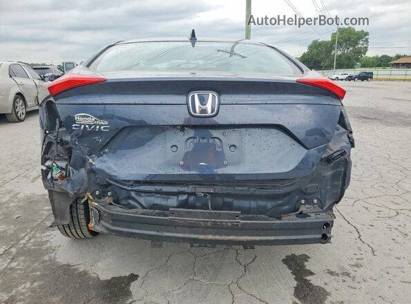 2HGFC2F74JH582815 2018 HONDA CIVIC Charcoal Vista trasera