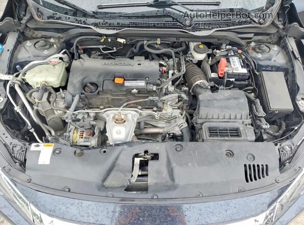2HGFC2F74JH582815 2018 HONDA CIVIC Charcoal Vista interior trasera