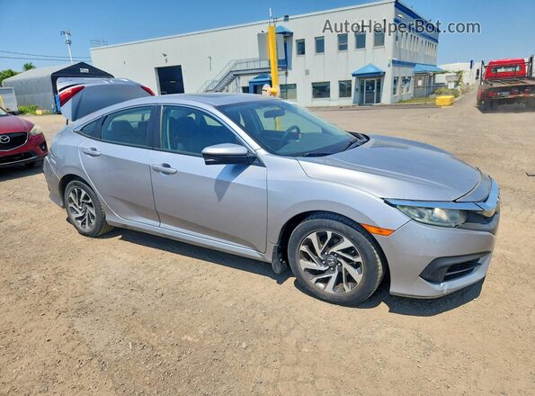 2HGFC2F75GH006577 2016 HONDA CIVIC Silver Передня права чверть
