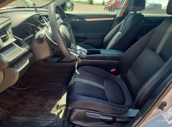 2HGFC2F75GH006577 2016 HONDA CIVIC Silver Вид салону спереду