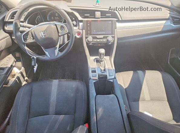 2HGFC2F75GH006577 2016 HONDA CIVIC Silver Вид панелі приладів