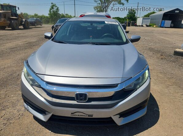 2HGFC2F75GH006577 2016 HONDA CIVIC Silver Вид спереду