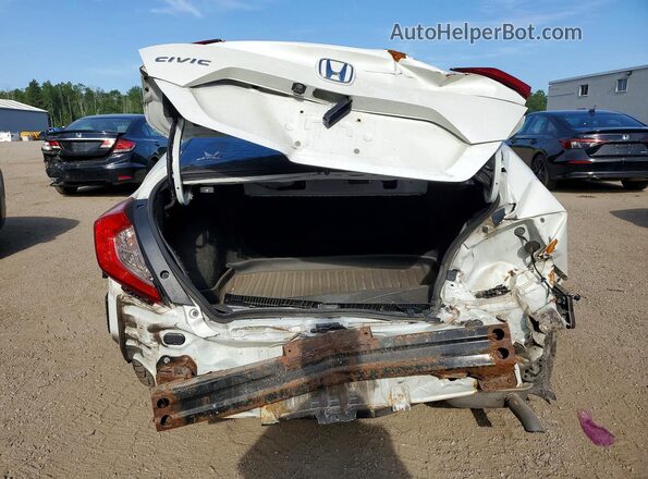 2HGFC2F75GH009933 2016 HONDA CIVIC White Вид ззаду