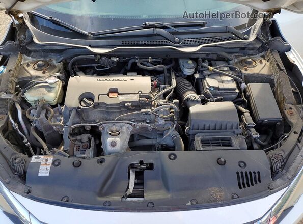 2HGFC2F75GH009933 2016 HONDA CIVIC White Вид задньої частини салону